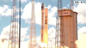 Vega mission orbits Turkish Earth observation satellite