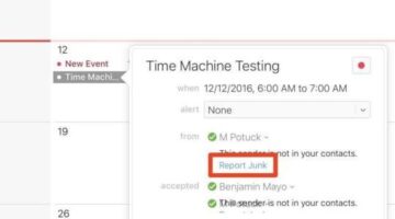 ‘Report Junk’ feature for iCloud Calendar invites from unknown senders to address spam