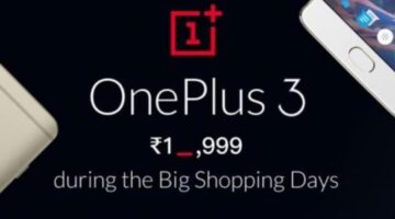 Flipkart’s Big Shopping Days sale includes the OnePlus 3, to Carl Pei’s surprise