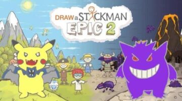 Draw a Stickman Epic 2 Gameplay – Pokemon Christmas 2016 – Pikachu Dracula Costume – Adventure Begin