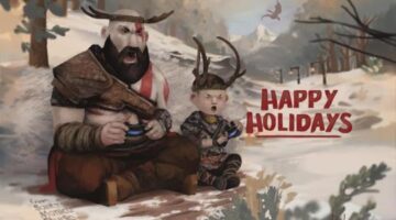 God of War and Horizon Zero Dawn Christmas Card artwork revealed