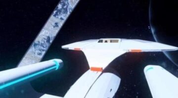Enterprise D from Star Trek: The Next Generation Re-Created in Halo 5