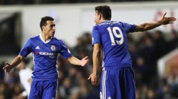 Diego Costa explains reasons for argument with Pedro in Chelsea’s loss at Tottenham