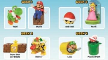 Gallery: A Close Look at the McDonald’s UK Super Mario Happy Meal Toys, Including TV Commercial