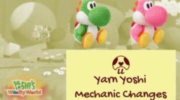 Double Yoshi Mechanic Changes in Poochy & Yoshi’s Woolly World on 3DS