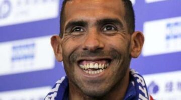 Carlos Tevez scores first Shanghai Shenhua goal