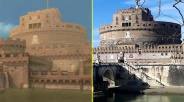Assassin’s Creed Brotherhood Game vs Reality – Rome Landmarks Comparison