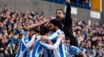 Huddersfield edge Leeds but brawl and red cards overshadow Hefele’s winner