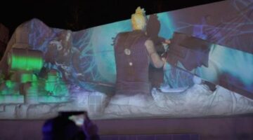 Final Fantasy VII Projection Show at  Sapporo Snow Festival 2017