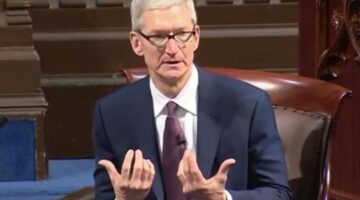 Apple’s Tim Cook speaks out against immigration ban during UK visit
