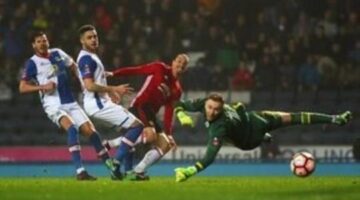 Manchester United’s Zlatan Ibrahimovic comes on to finish off Blackburn