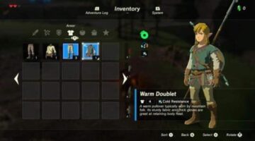 Where To Find Cold Resistance Gear In Zelda Breath Of The Wild