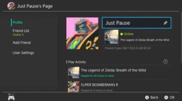 Nintendo Switch ‘Activity Log’ Unlocks After 10 Days