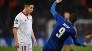 Samir Nasri tells Jamie Vardy to ‘play the game like a man’ after red card