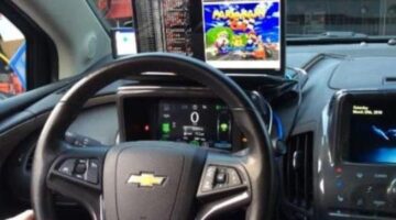 Mario Kart 64 played using a real Chevy as a controller, thanks to Raspberry Pi