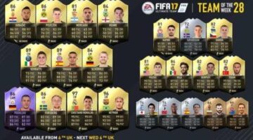 FIFA 17 Ultimate Team of the Week – March 29th