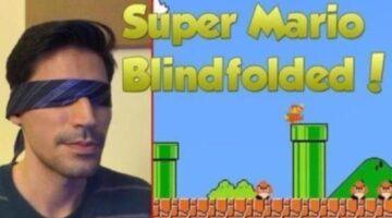 Mario Blindfolded – First Ever Attempt, Did We Win?