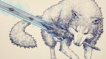 Amazing fan art of the Great Grey Wolf Sif goes viral among gamers