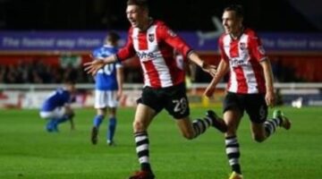 Exeter City and Blackpool into League Two play-off final after night of drama