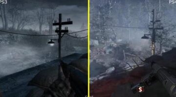 Call of Duty Black Ops III Zombies Trilogy Nacht Der Untoten PS3 vs PS4 Graphics Comparison