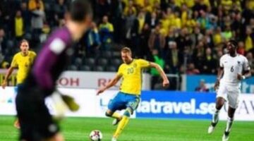 Sweden’s Ola Toivonen punishes Hugo Lloris with late 50-yard winner