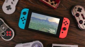 Check Out These Retro SNES Style Nintendo Switch Controllers