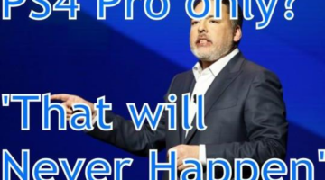 Sony Boss talks about future of PS4 Pro and PS5