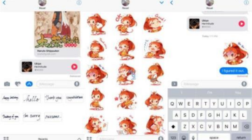 How to use Crunchyroll Hime Stickers on iPhone