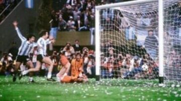 The political message hidden on the goalposts at the 1978 World Cup