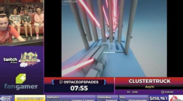 Twitch Chat and Game Developer Troll Speed Runner During ClusterTruck Run