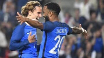 Antoine Griezmann sends message to Alexandre Lacazette after Arsenal debut goal