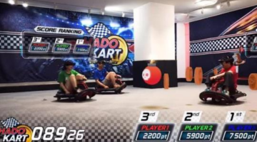 Mario Kart Meets Mixed Reality in Hado Kart