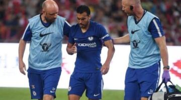 Chelsea star Pedro tweets injury update from hospital bed after Ospina clash