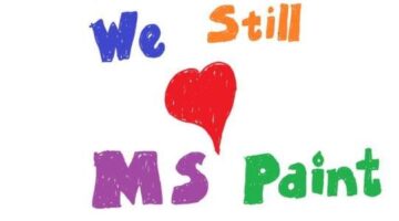 MS Paint is here to stay
