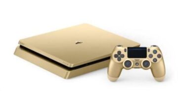 PS4 Slim 500 GB Bundle, Silver and Gold edition For 249 Euros