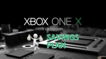 Xbox One X Savings Plan: Save now to afford by November 7th