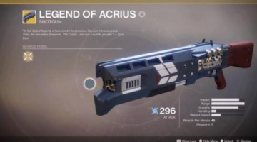 Destiny 2 Guide: How To Get Raid Exotic Weapon Legend Of Acrius