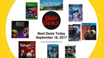 Best Gaming & Geek Deals Today: Yakuza 0, The Witness, Ghost in The Shell movie & more