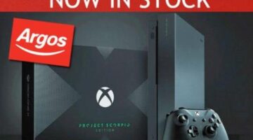 Xbox One X Scorpio Edition Pre Order Argos Stock Live – Sold out console available again