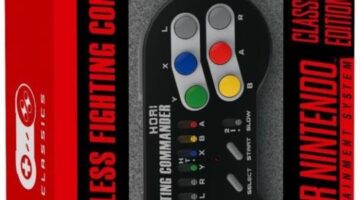 Officially licensed SNES Classic Edition Fighting Commander and Deluxe Carrying Case now available