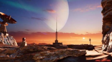 Vertical Robot Working on New VR Puzzle Adventure Red Matter