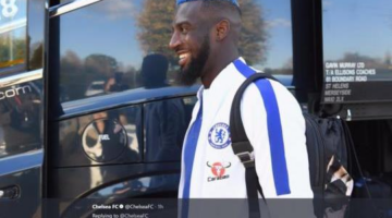Bakayoko Goes Blue in Celebration