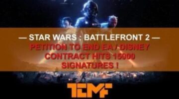 Petition to End EA / Disney Multi-Year Star Wars License Hits 15,000 signatures
