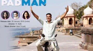 Movie PadMan poster released by Akshay Kumar