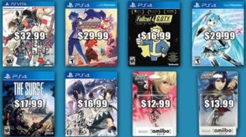 Play-Asia Weekly Special: Collar X Malice, Disgaea 5, Fallout 4, amiibo & More