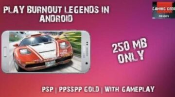 How To Download And Play Burnout Legends In Android | PSP | PPSSPP GOLD | ISO
