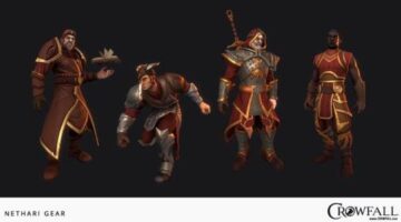 Crowfall Shows Off Male Nethari and Half-Elf Gear