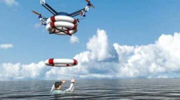 Rescue operation carried out by a drone is already a fact