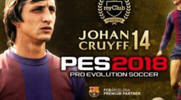 Barcelona Legend Johan Cruyff Added to PES 2018, PES Club Manager