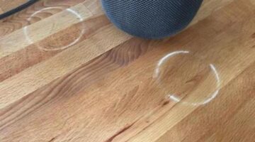 Apple confirms that its $350 HomePod leaves marks on wooden surfaces